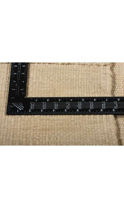3 x 12 Organic Modern Japandi Kilim Rug 31132