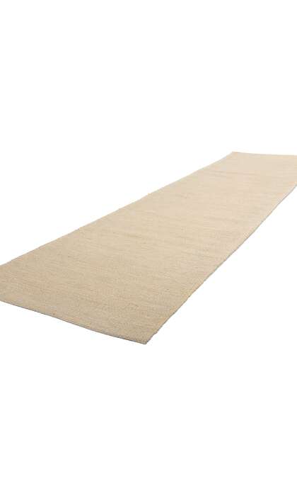 3 x 12 Organic Modern Japandi Kilim Rug 31132