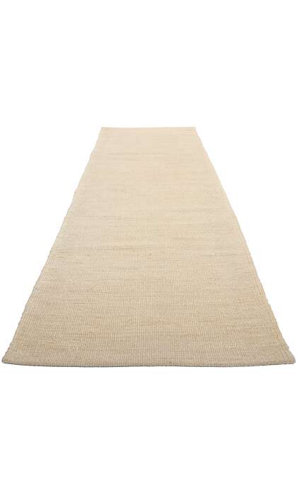 3 x 12 Organic Modern Japandi Kilim Rug 31132