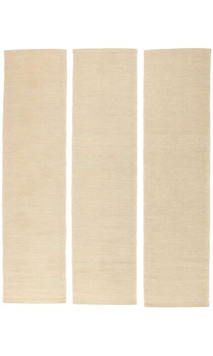3 x 12 Organic Modern Japandi Kilim Rug 31132