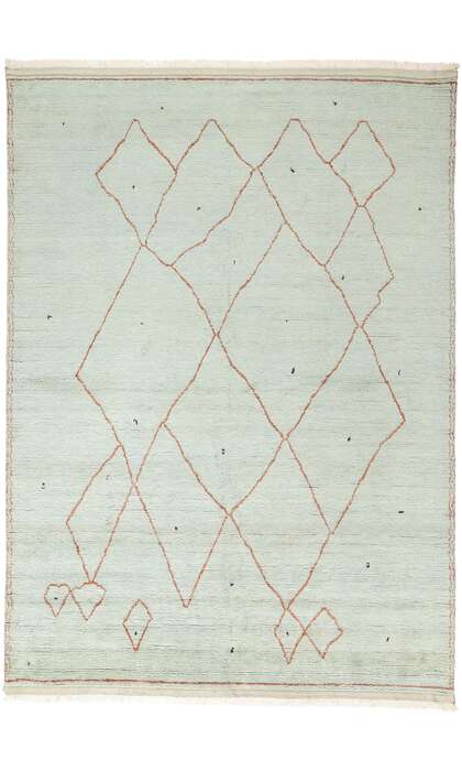9 x 13 Modern Tribal Moroccan Rug 31257