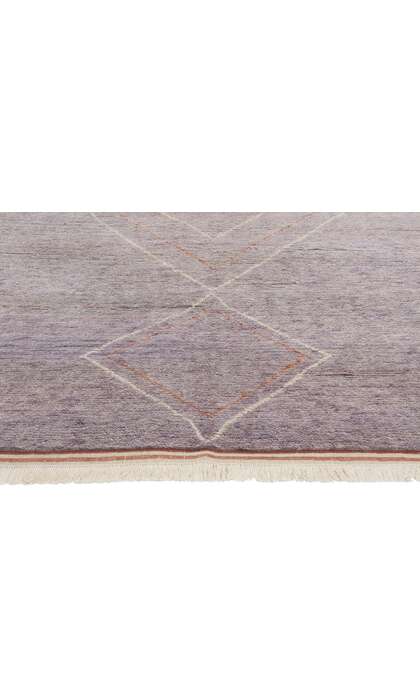 12 x 12 Modern Tribal Purple Square Moroccan Rug 31300