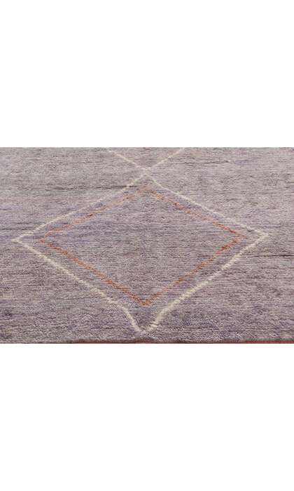 12 x 12 Modern Tribal Purple Square Moroccan Rug 31300