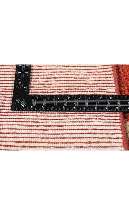 10 x 14 Red Abstract Brutalist Moroccan Rug 31279