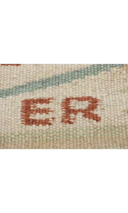 10 x 13 Scandinavian Modern Swedish Inspired Kilim Rug 31103