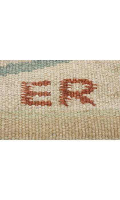 10 x 14 Scandinavian Modern Swedish Inspired Kilim Rug 31148