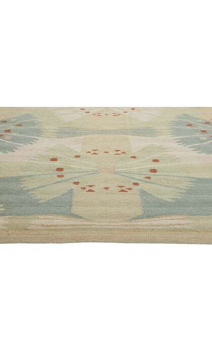 10 x 14 Scandinavian Modern Swedish Inspired Kilim Rug 31148