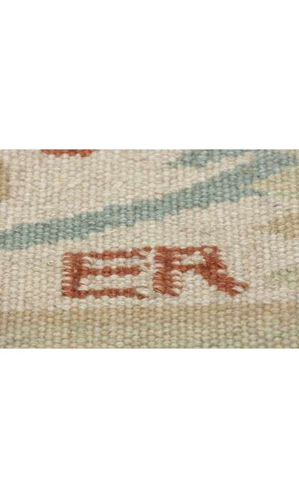 9 x 12 Scandinavian Modern Swedish Inspired Kilim Rug 31104