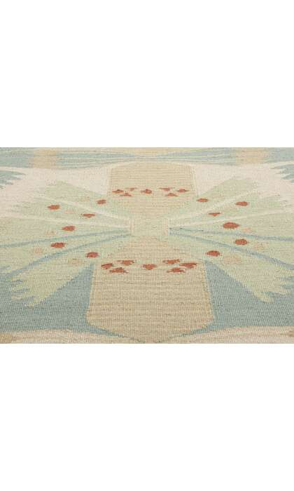 9 x 12 Scandinavian Modern Swedish Inspired Kilim Rug 31104