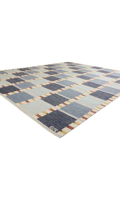 10 x 12 Scandinavian Modern Swedish Inspired Kilim Rug 31147
