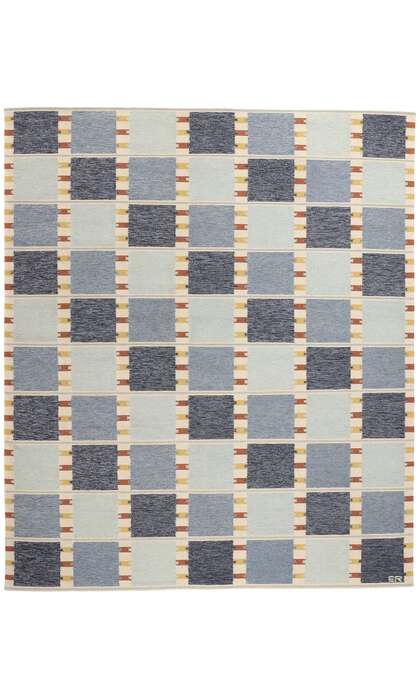 10 x 12 Scandinavian Modern Swedish Inspired Kilim Rug 31147
