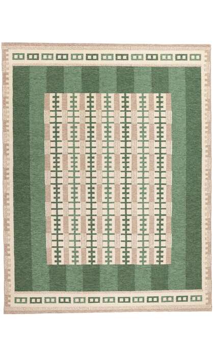 9 x 12 Scandinavian Modern Swedish Inspired Kilim Rug 31128
