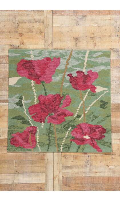 4 x 4 Scandinavian Modern Swedish Inspired Tapestry 31129