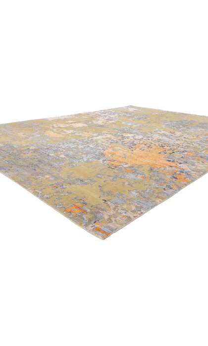 9 x 12 Contemporary Abstract High-Low Transitional Rug 31047