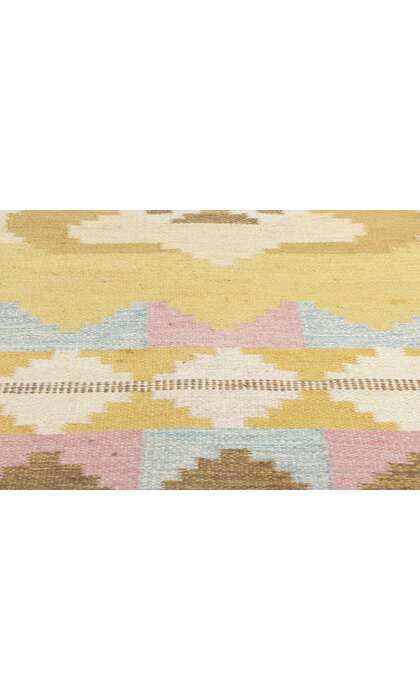 4 x 6 Evy Svensson Vintage Swedish Rollakan Rug 78824