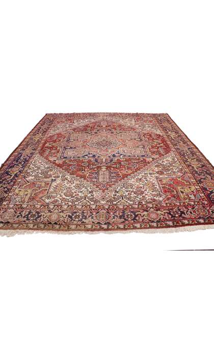 8 x 10 Vintage Persian Heriz Rug 76907
