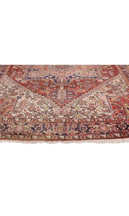 8 x 10 Vintage Persian Heriz Rug 76907