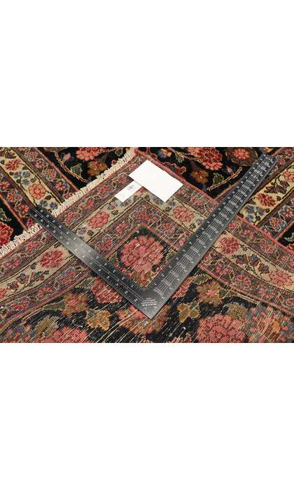 10 x 13 Vintage Persian Mashhad Rug 75141