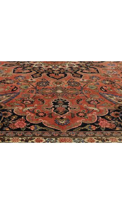 10 x 13 Vintage Persian Mashhad Rug 75141
