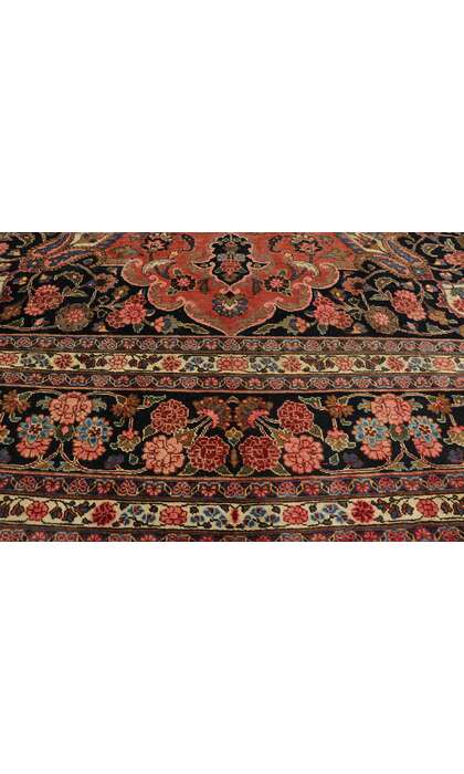 10 x 13 Vintage Persian Mashhad Rug 75141