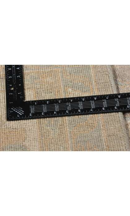 12 x 15 Vintage-Inspired Modern Gray Oushak Rug 31076