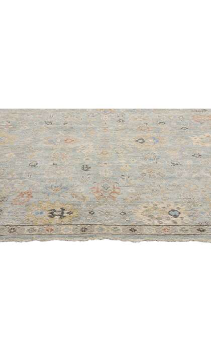 10 x 14 Vintage-Inspired Modern Oushak Rug 31079