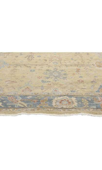 8 x 10 Vintage-Inspired Modern Oushak Rug 31065