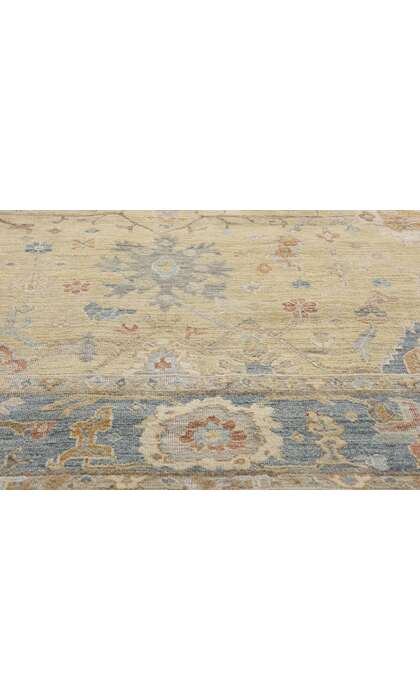 8 x 10 Vintage-Inspired Modern Oushak Rug 31065