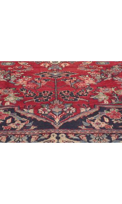 7 x 9 Vintage Persian Mahal Rug 74965