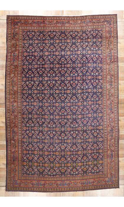 11 x 17 Antique Persian Tabriz Rug 90018