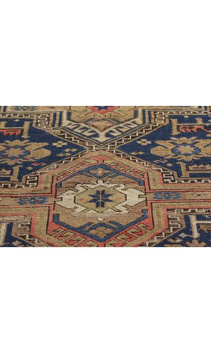 4 x 5 Antique Caucasian Kuba Rug 78899