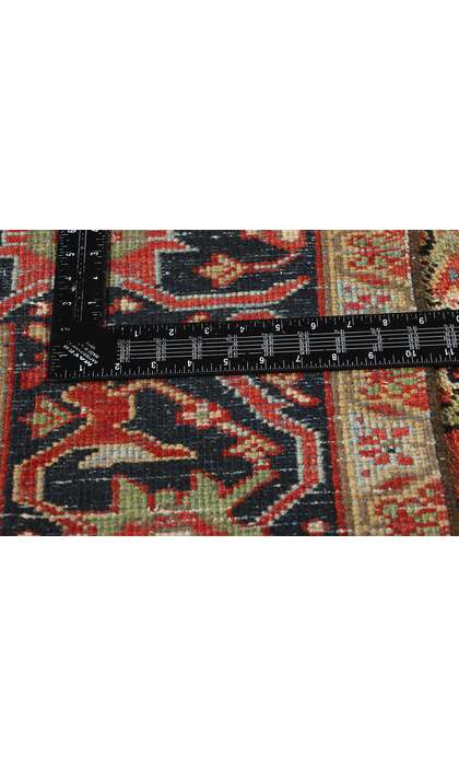 8 x 10 Antique Persian Heriz Rug 90005