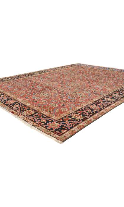 8 x 10 Antique Persian Heriz Rug 90005