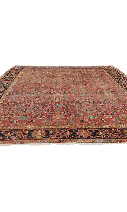 8 x 10 Antique Persian Heriz Rug 90005