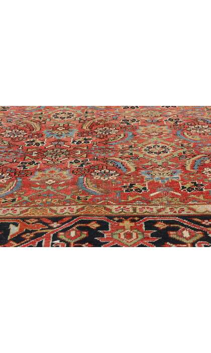 8 x 10 Antique Persian Heriz Rug 90005