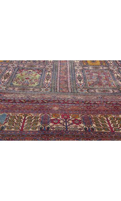 11 x 17 Antique Persian Kerman Rug 90012