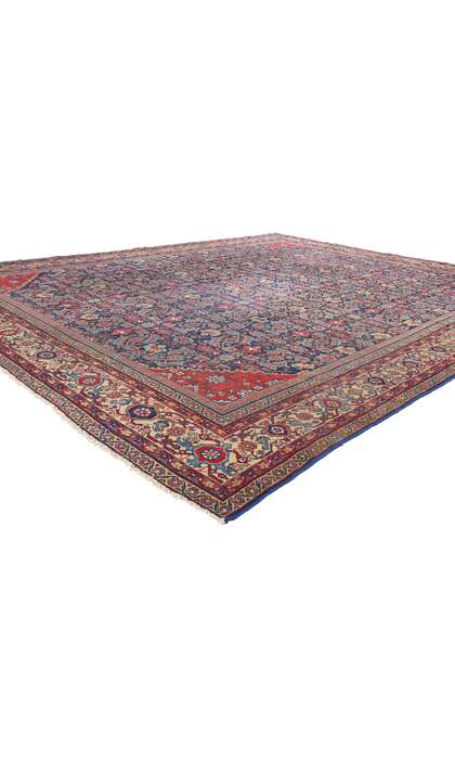 10 x 13 Antique Persian Mahal Rug 90014