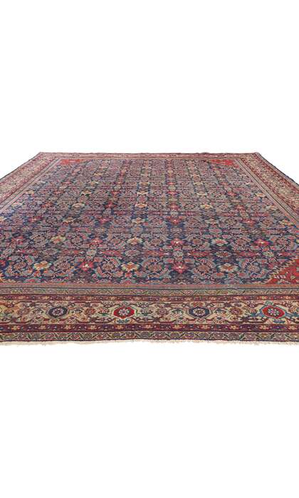 10 x 13 Antique Persian Mahal Rug 90014