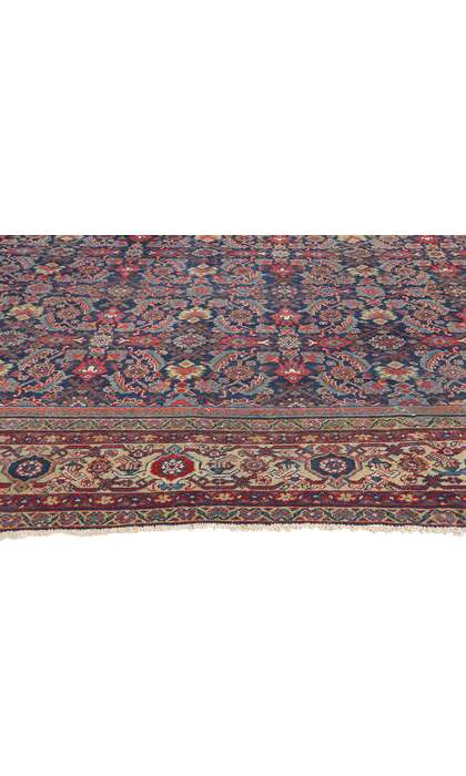 10 x 13 Antique Persian Mahal Rug 90014
