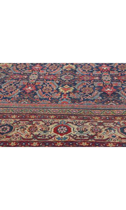 10 x 13 Antique Persian Mahal Rug 90014