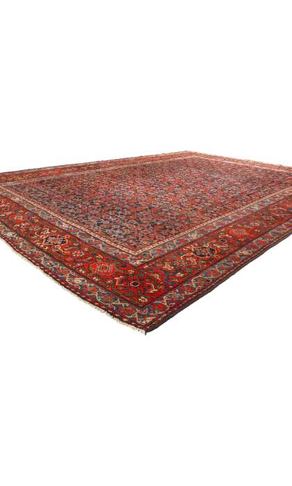 10 x 14 Antique Persian Mahal Rug 90013