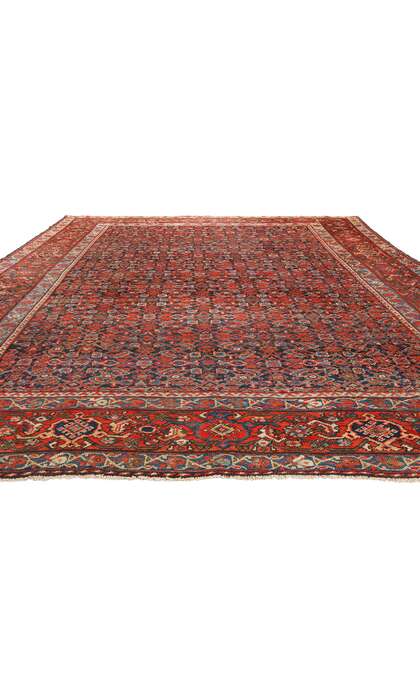 10 x 14 Antique Persian Mahal Rug 90013