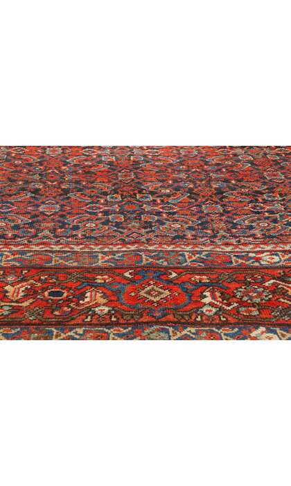 10 x 14 Antique Persian Mahal Rug 90013