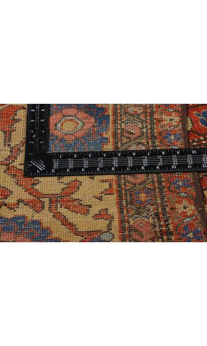 13 x 17 Large Antique Persian Mahal Rug 90021