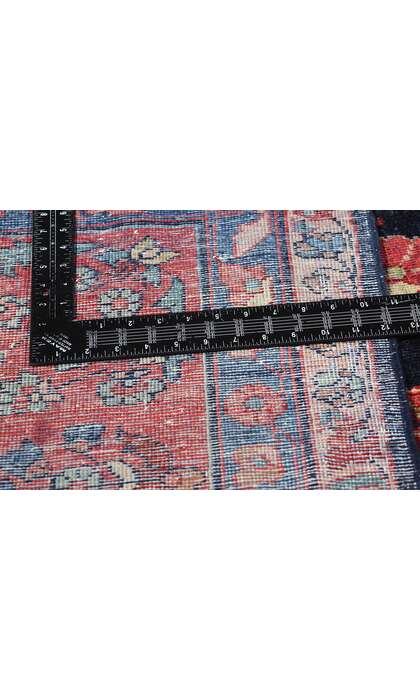 12 x 19 Oversized Antique Persian Sarouk Mahal Rug 90023