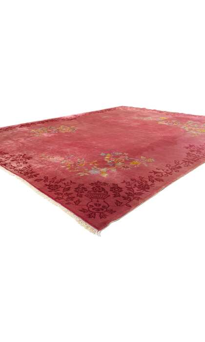 9 x 11 Antique Chinese Art Deco Rug 78894