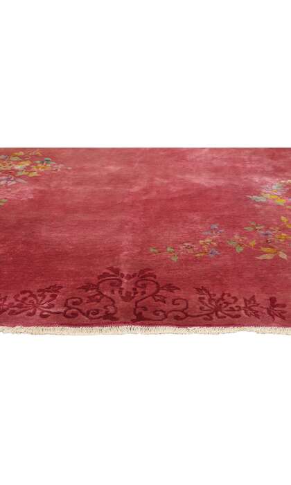 9 x 11 Antique Chinese Art Deco Rug 78894