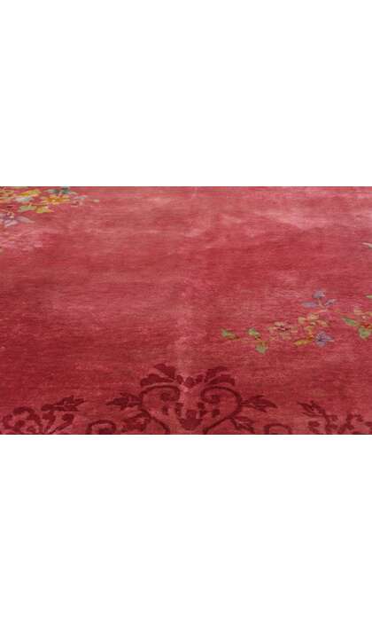 9 x 11 Antique Chinese Art Deco Rug 78894