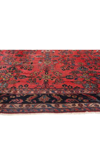 11 x 17 Antique Persian Sarouk Mahal Rug 90024