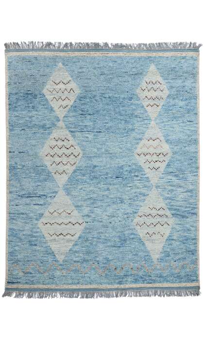 8 x 11 Azure Desert Diamonds Moroccan Rug 31287
